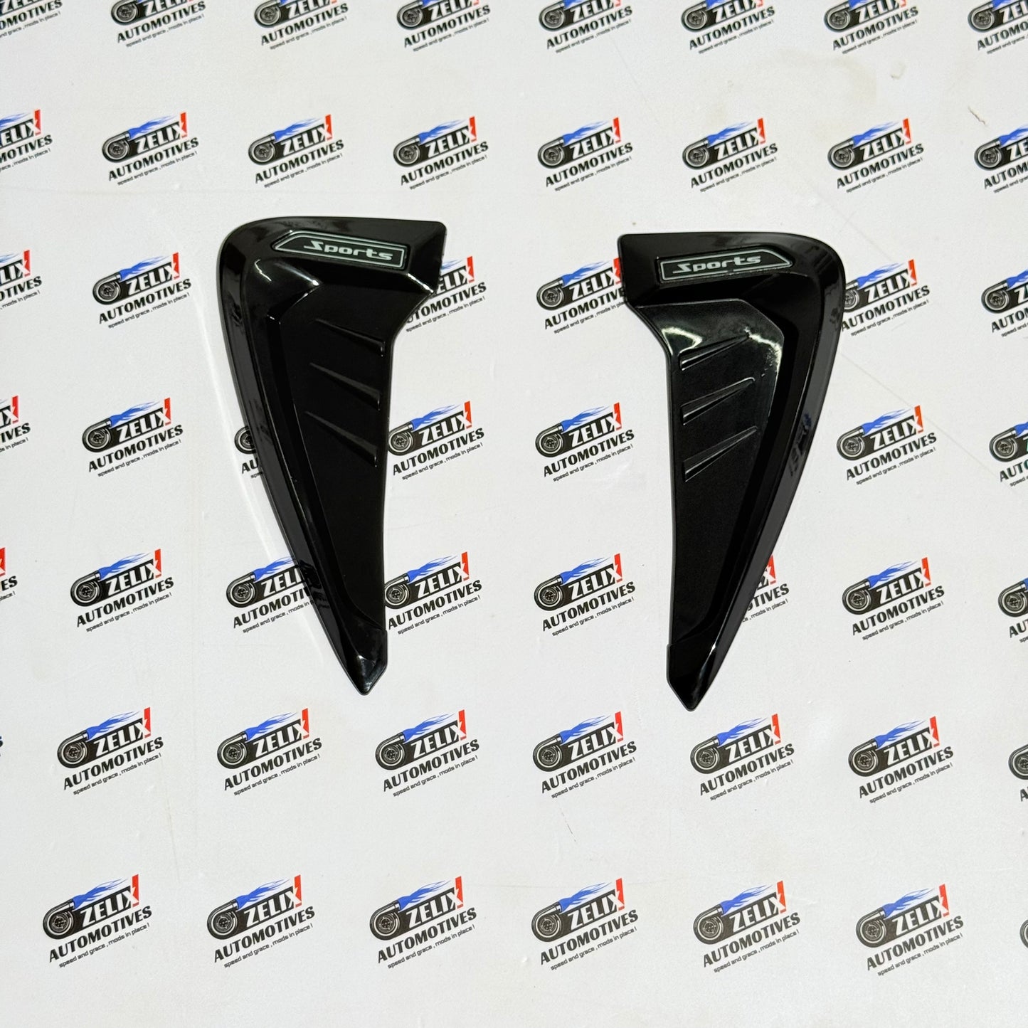 Car Air Flow Decorative Side Vent Set of 2 | Enhances Exterior Styling Universal Fit