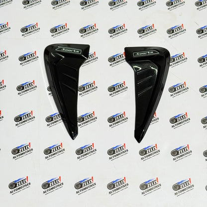 Car Air Flow Decorative Side Vent Set of 2 | Enhances Exterior Styling Universal Fit