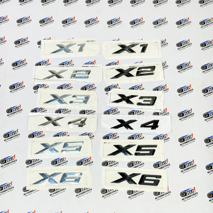Rear Emblems For BMW X-Series | OEM-Inspired (X1 to X7)