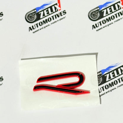 R-Logo Sticker Premium finish with crisp edges | Multiple Colour Options