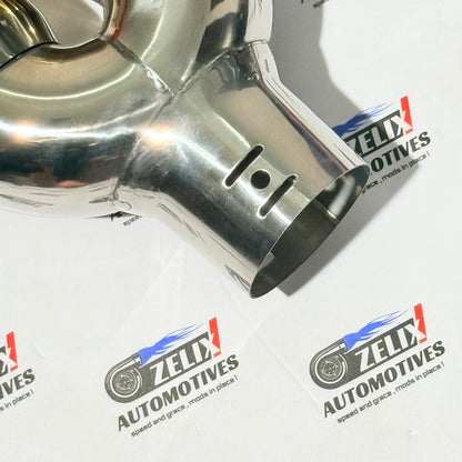 HKS Dual  Exhaust  Tip | Aftermarket Stainless Steel Burnt Blue Finish | Universal Fit
