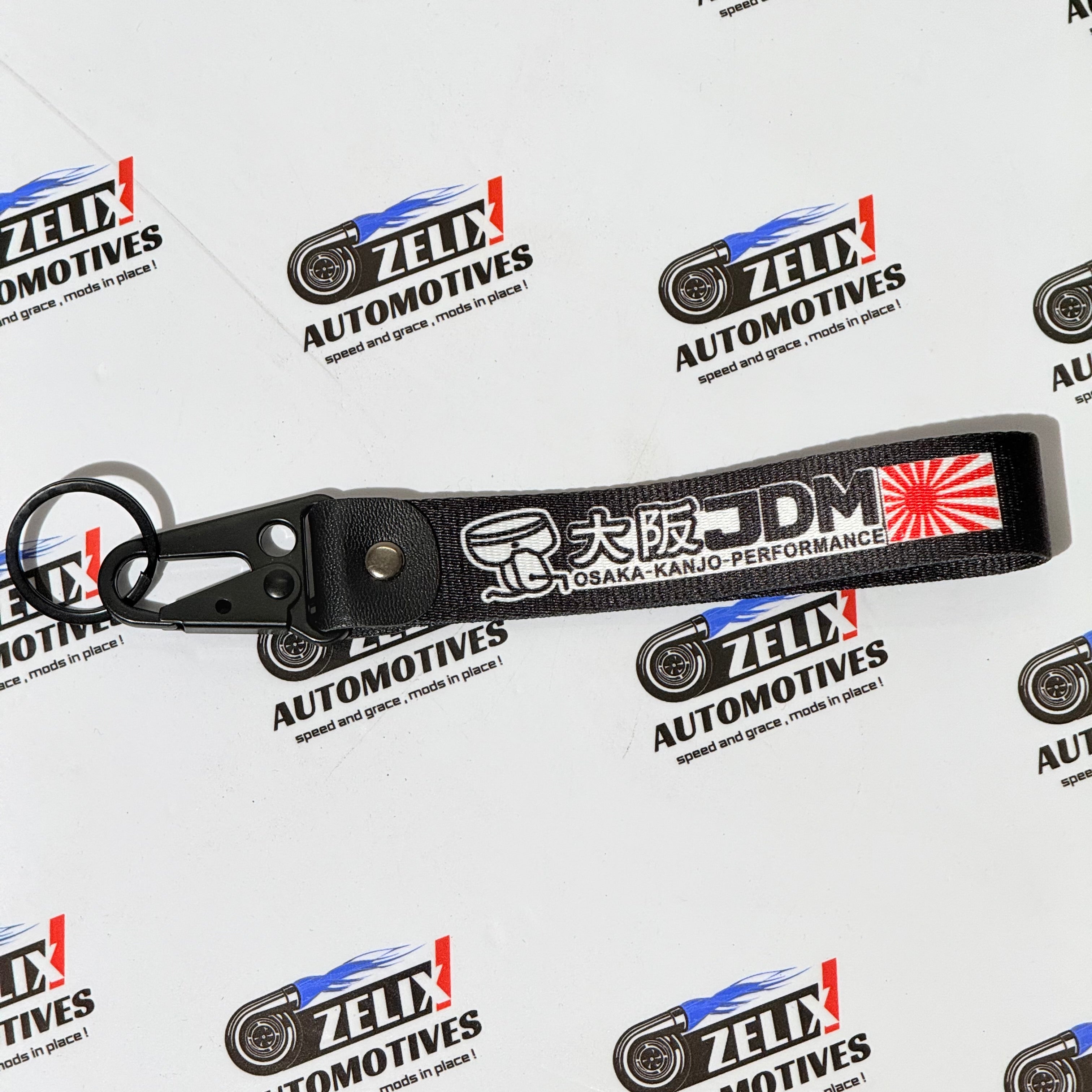 JDM Performance Black Keychain Strap – Zelix Automotives