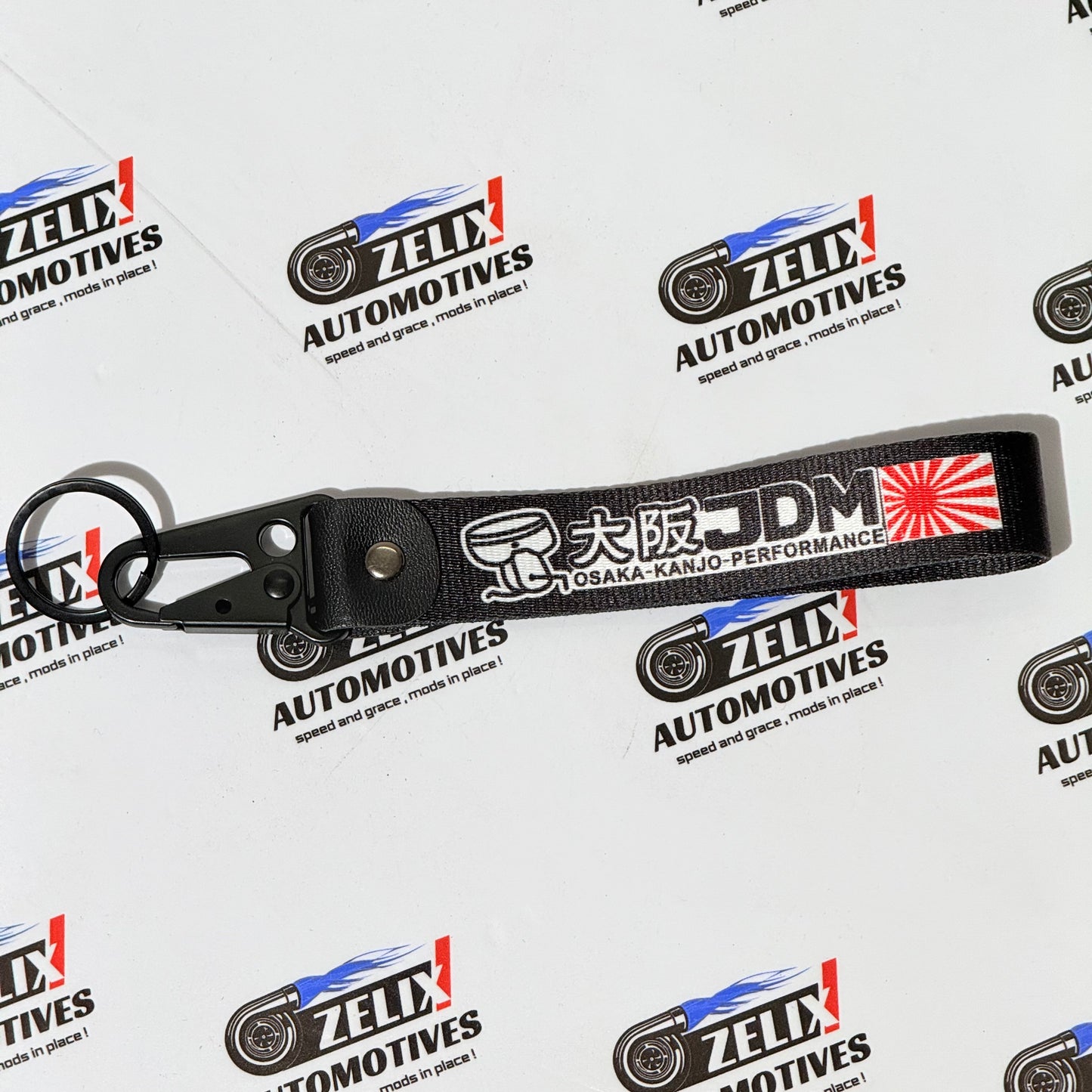 JDM Performance Keychain Strap | Black Edition