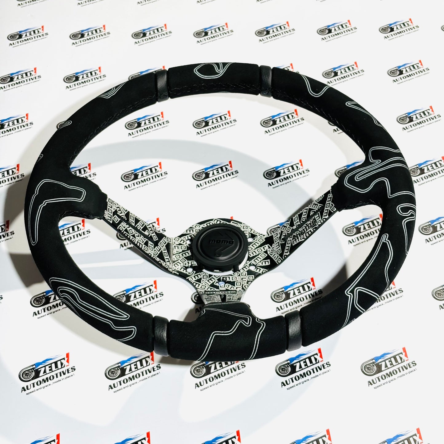 MOMO Black Edition Deep Dish Steering Wheel | Motorsport Performance Design