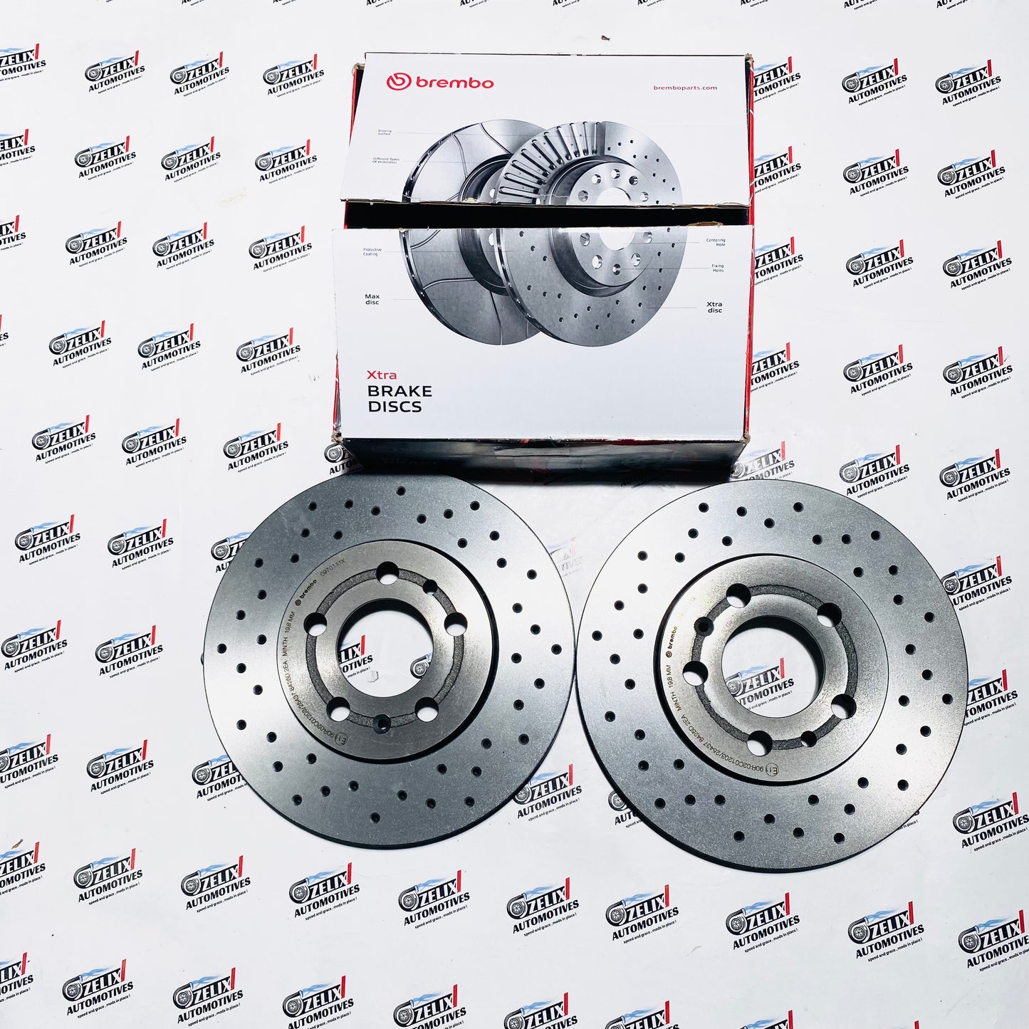 Brembo  Ventilated Disc | Aftermarket High-Performance Discs Fits VW Polo/Vento/Ameo / Skoda Rapid / Audi A3