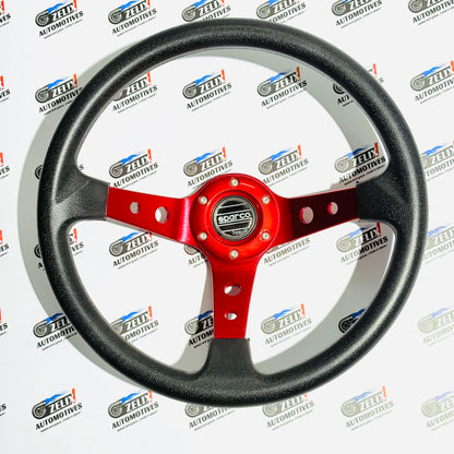 SPARCO Deep Dish 14-Inch Steering Wheel | Universal Racing Performance Design