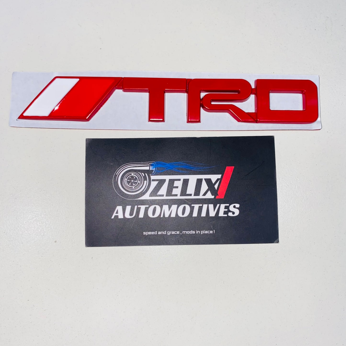 toyota TRD metal sticker for car
