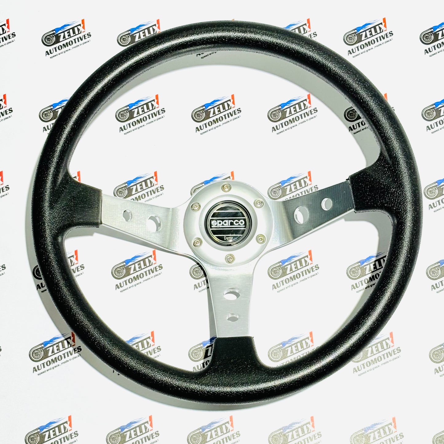 SPARCO Deep Dish 14-Inch Steering Wheel | Universal Racing Performance Design