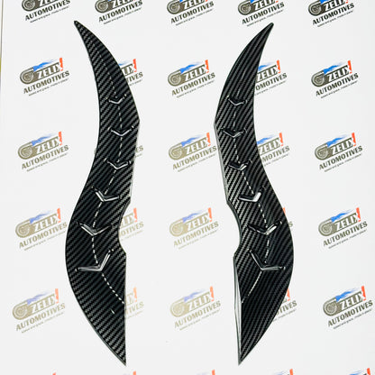 Dragon Horn Car Roof Decoration |  Gives Aggressive Look  2-Piece set | Universal Fit