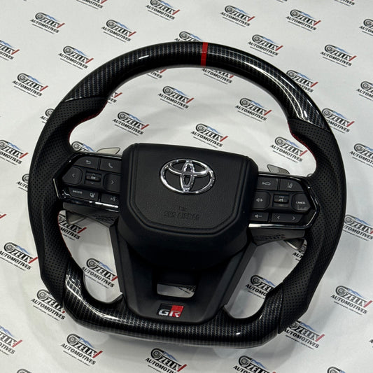 Crysta, Fortuner, Hilux, Innova Carbon Fiber Steering Wheel | Aftermarket