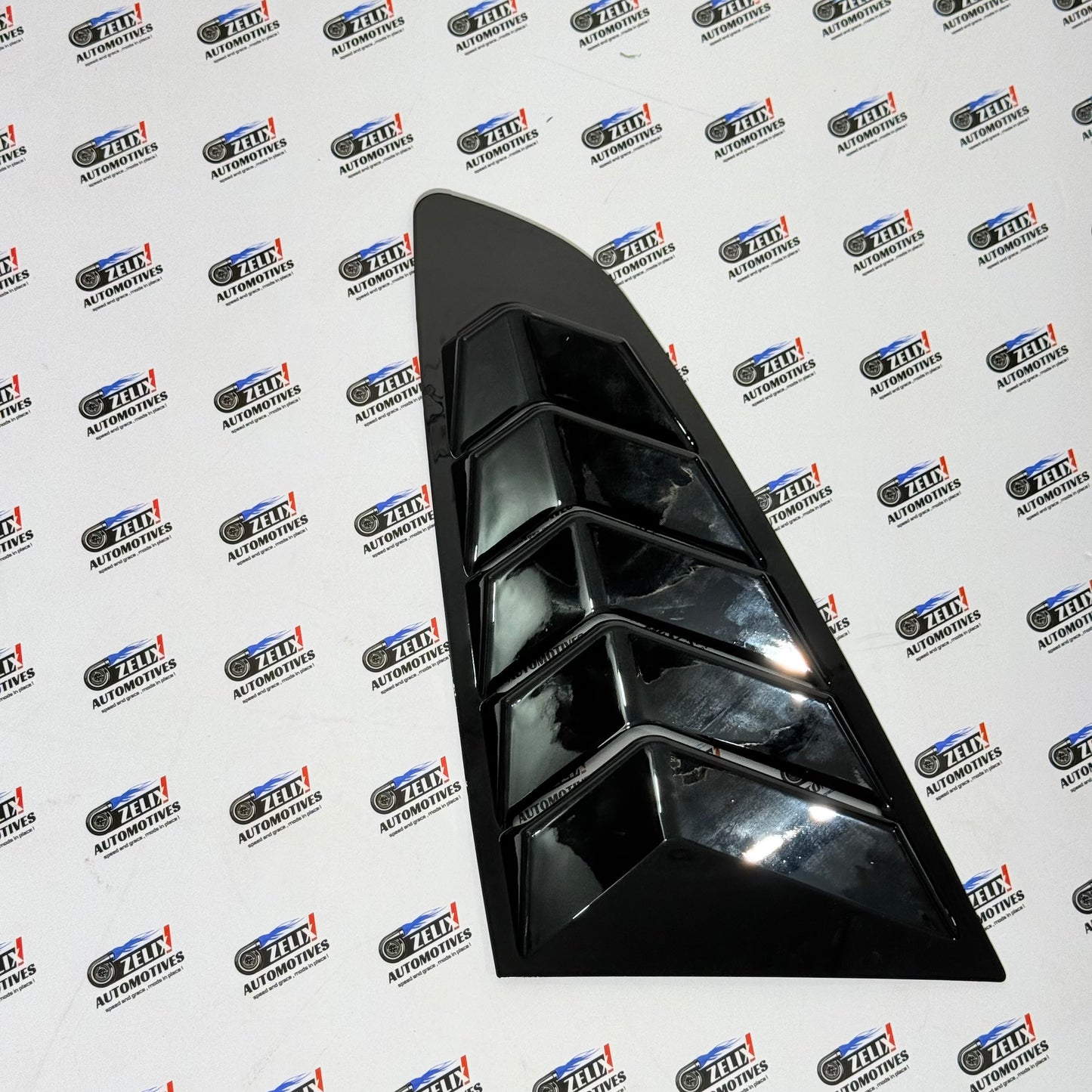Mustang Window Louvers | Premium Design in Glossy Black Finish Compatible with 2015+ Models
