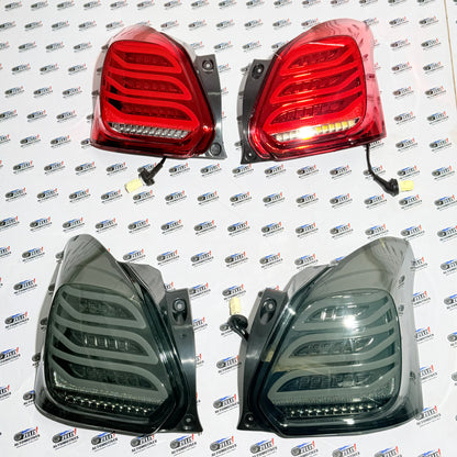 Swift Benz-Style LED Aftermarket Tail Lights | Compatible With Type-3 Models | Red & Full Smoke