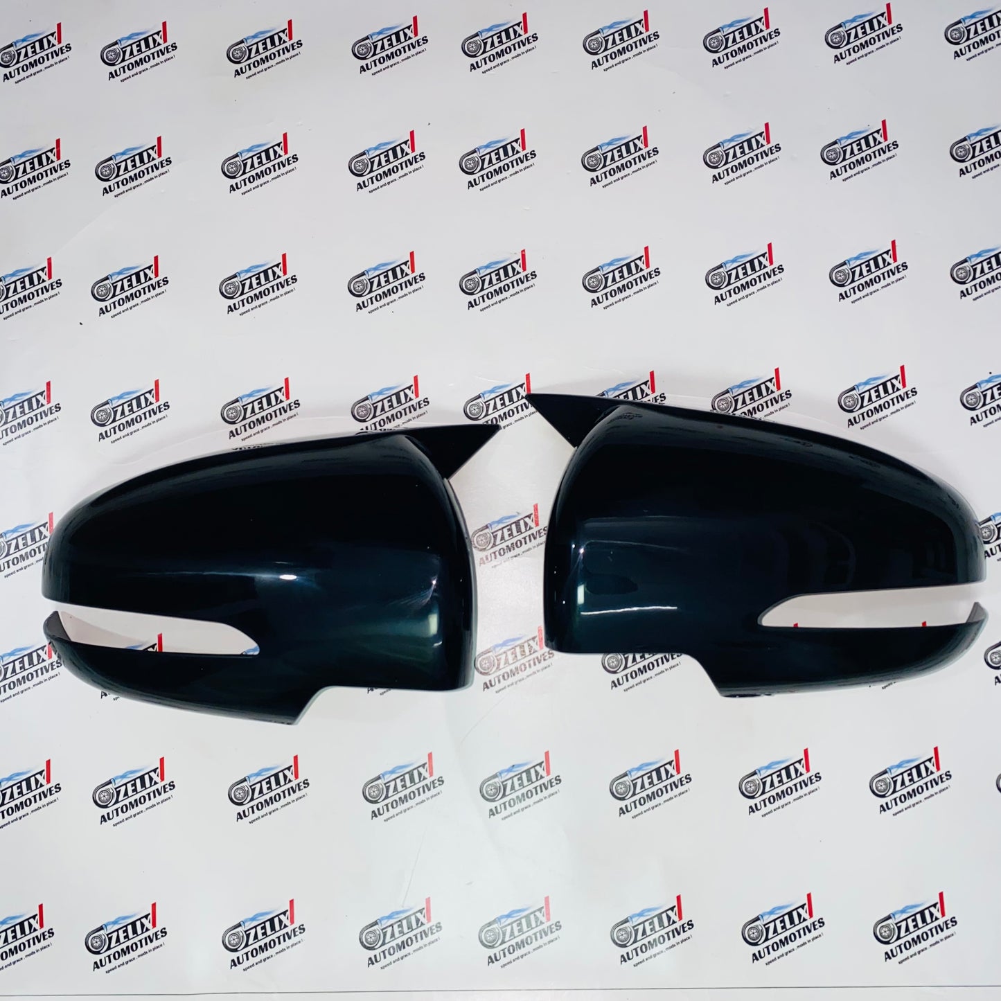 Batman Style Mirror Covers for  Ertiga in Glossy Black Finish