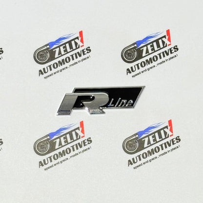 R-Line and  R-Logo Front Grille Sticker | Aftermarket OEM-Design in Multiple Colour Options