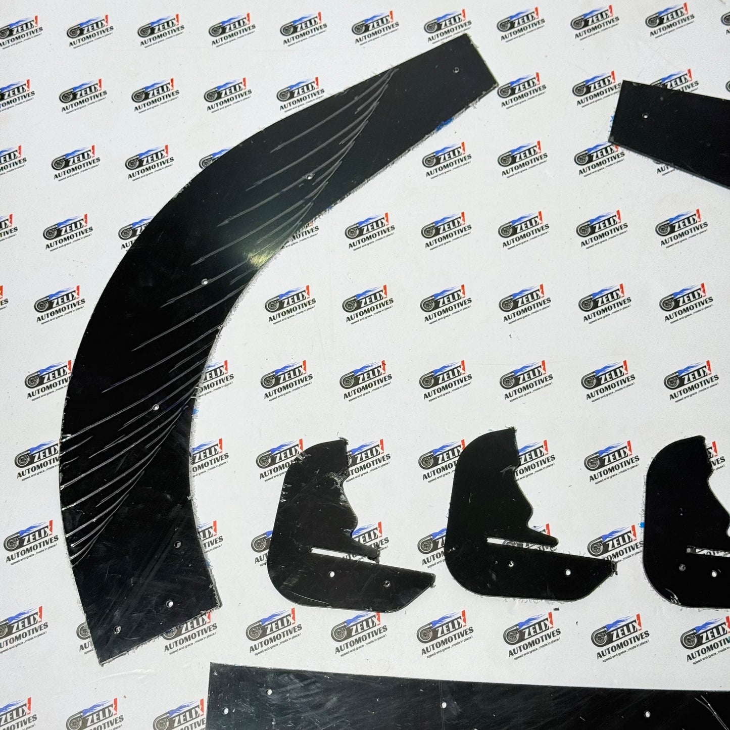 VW Virtus 4-Fin Rear Bumper Diffuser | ABS Material