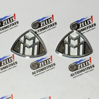 Mercedes-Maybach OEM-Type Fender Emblems | Aftermarket Replacement Set of 2