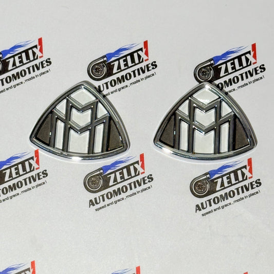Mercedes-Maybach OEM-Type Fender Emblems | Aftermarket Replacement Set of 2