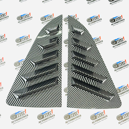 Volkswagen Polo Window Louvers  5-Fin Design | Perfect Fit for 2014-2018 Models