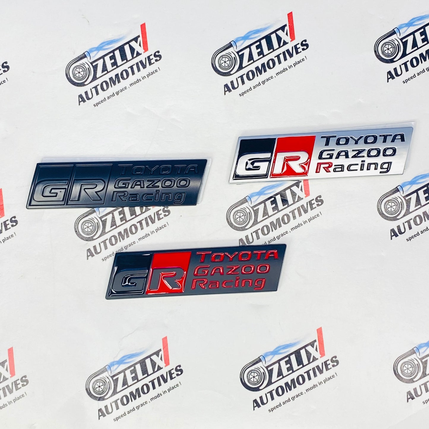 GR Metal Sticker for Toyota