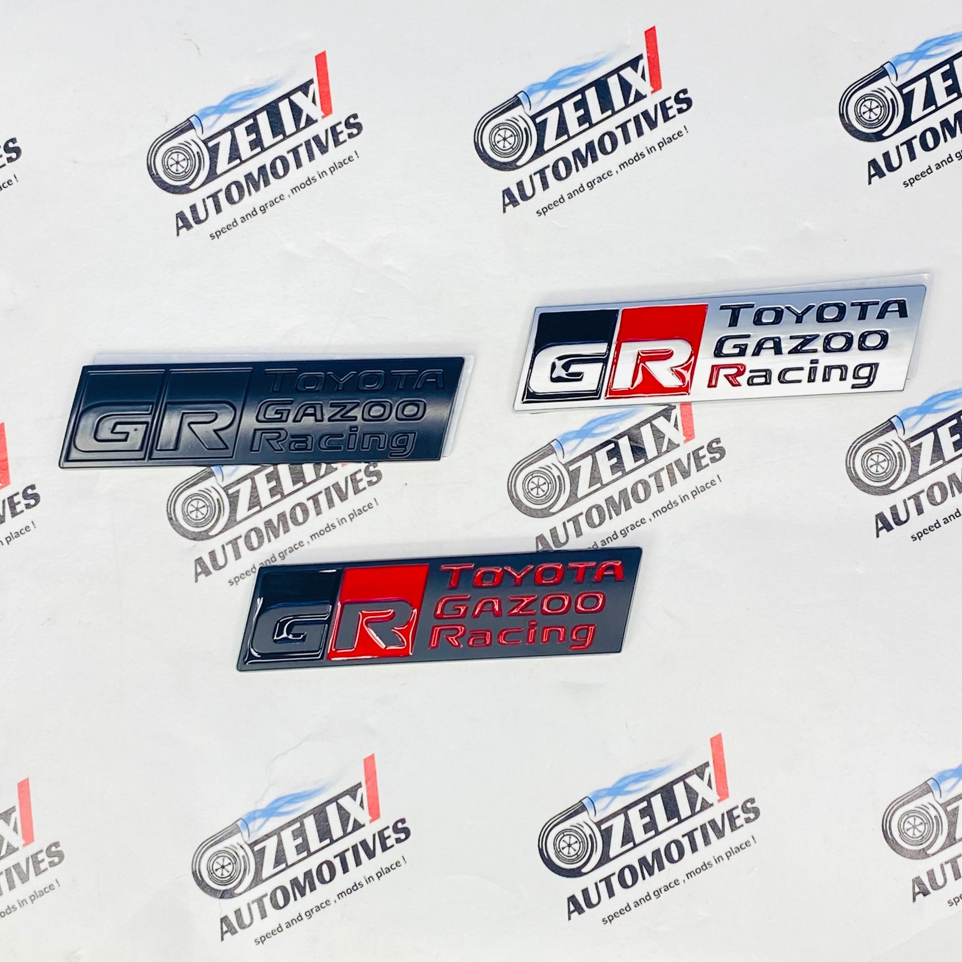 GR Metal Sticker for Toyota