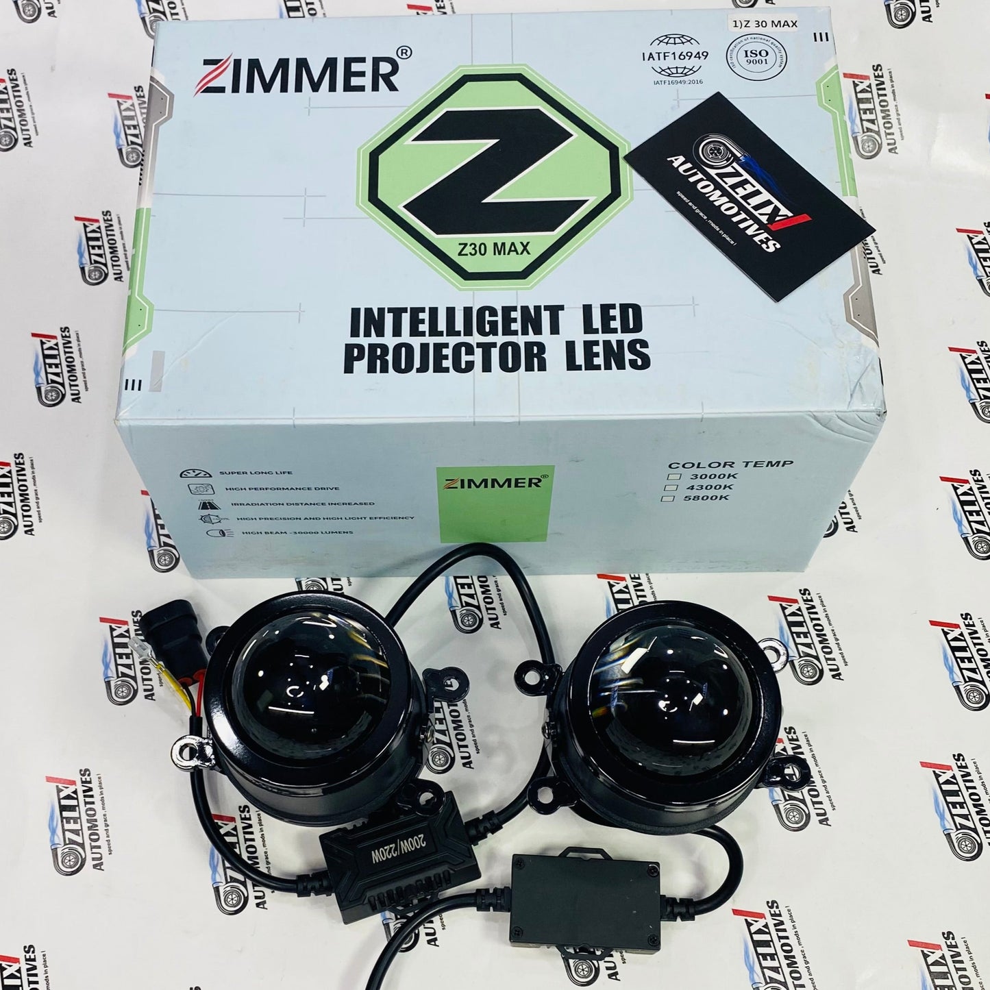 Zimmer Z30 Max Pro Intelligent LED Projector Lens – Universal Aftermarket 