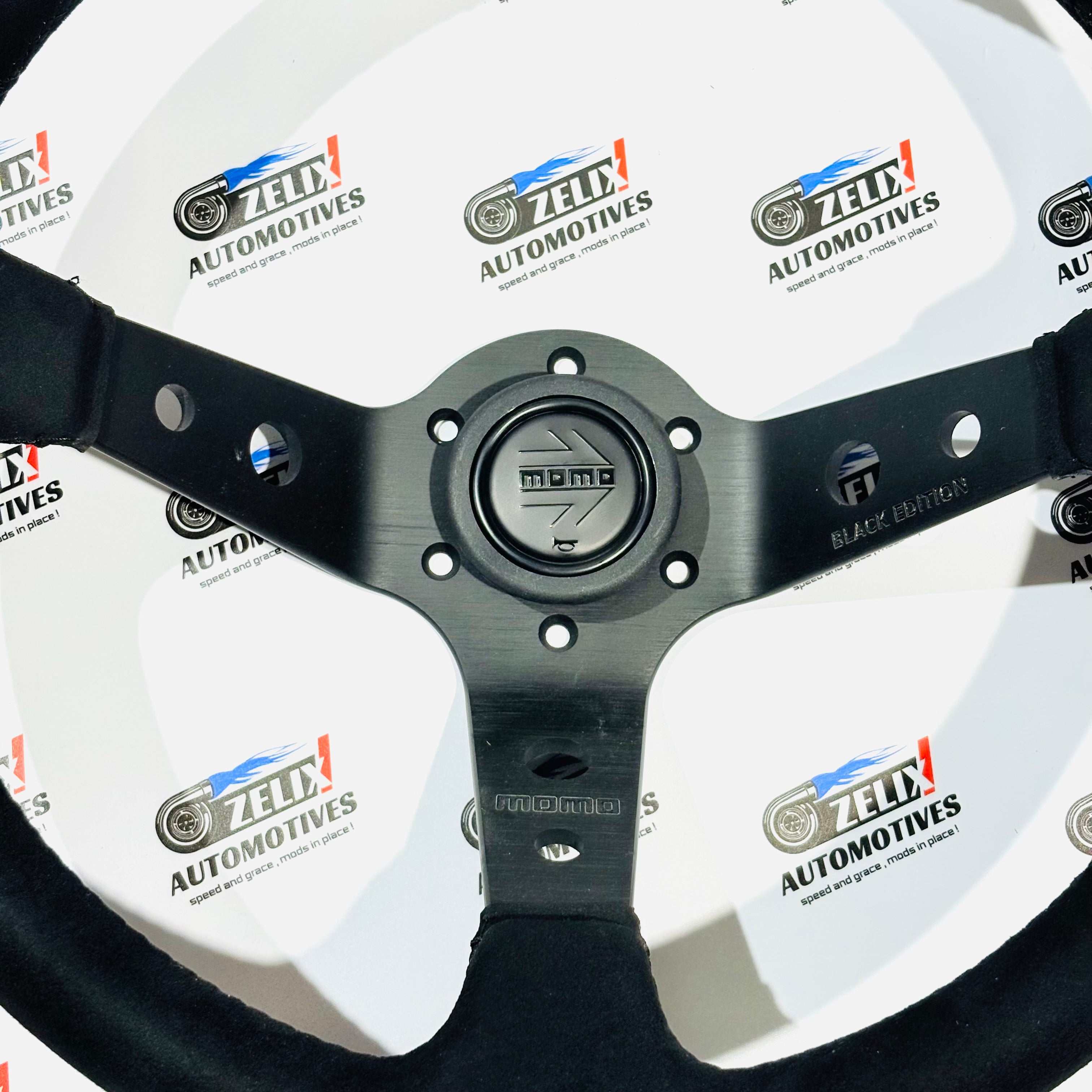 MOMO Black Edition Steering Wheel | Sport Performance Upgrade