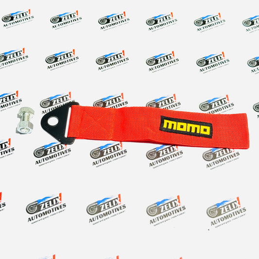 MOMO High-Strength Red Tow Belt | Sporty red racing design