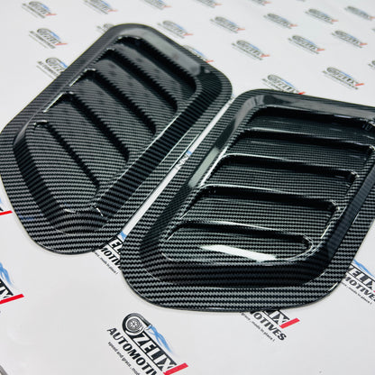 Universal 2 Pc Hood Scoop |  Aftermarket ABS