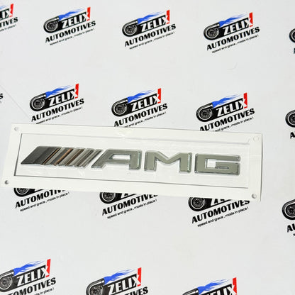 Mercedes AMG Emblems | OEM-style Aftermarket Badge Black/Chrome Colour Options