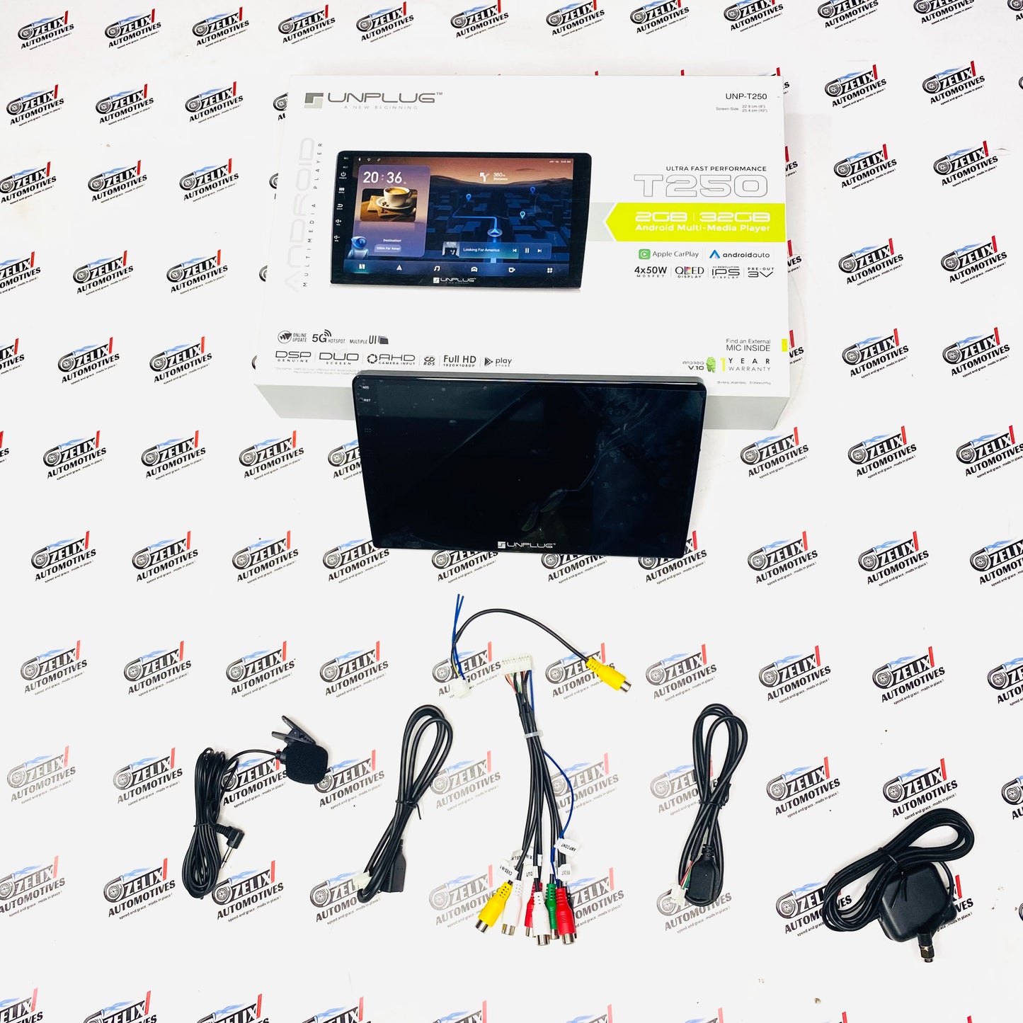 UNPLUG UNP‑T250 Android Multimedia Player | Universal Aftermarket