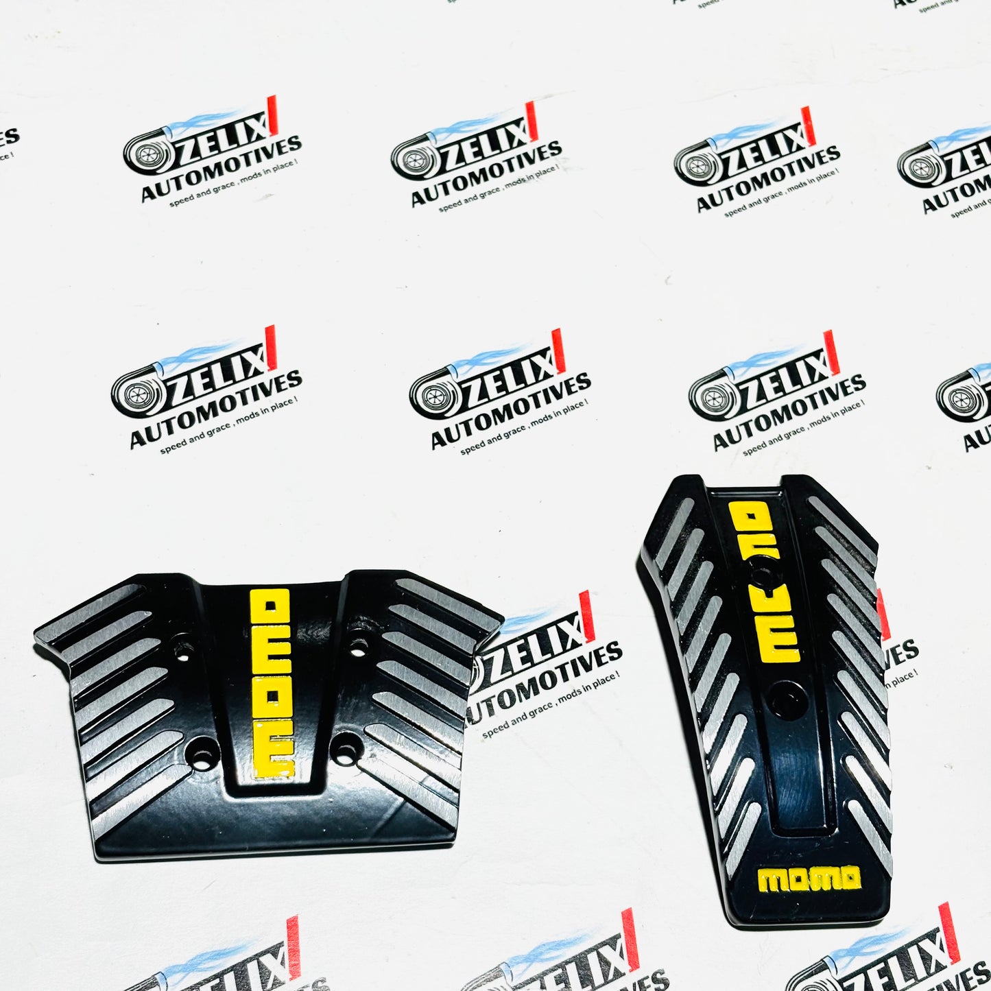 MOMO Pedal Kit for Automatic and Manual Cars | Sporty Aluminum Finish