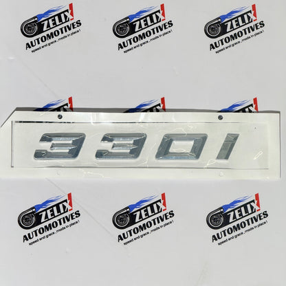 BMW i-Series Letters Emblems | Aftermarket OEM-Style in Chrome Finish