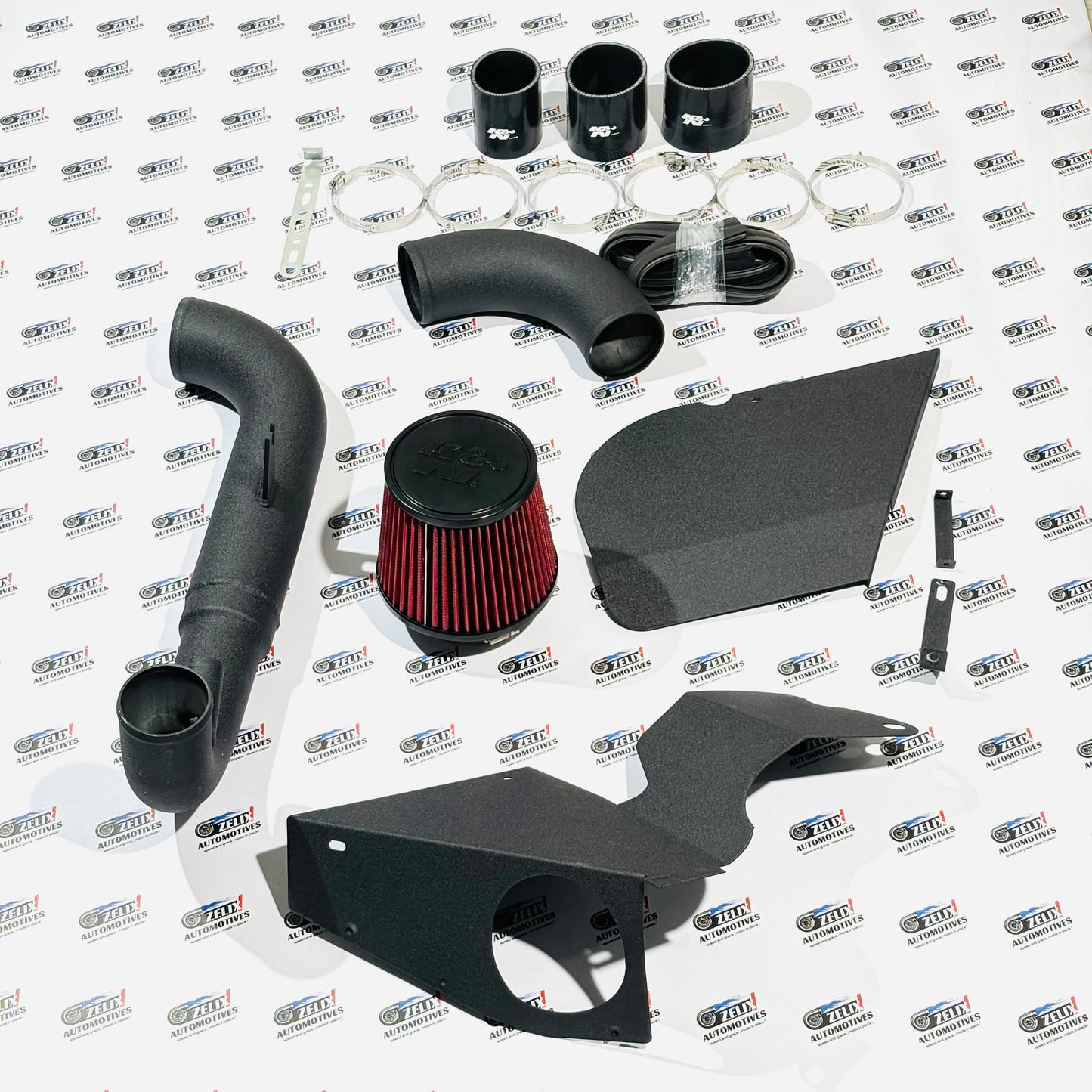 K&N  Full Air Intake Performance System  | High-Flow Air Filter For (2.0-L Engines)