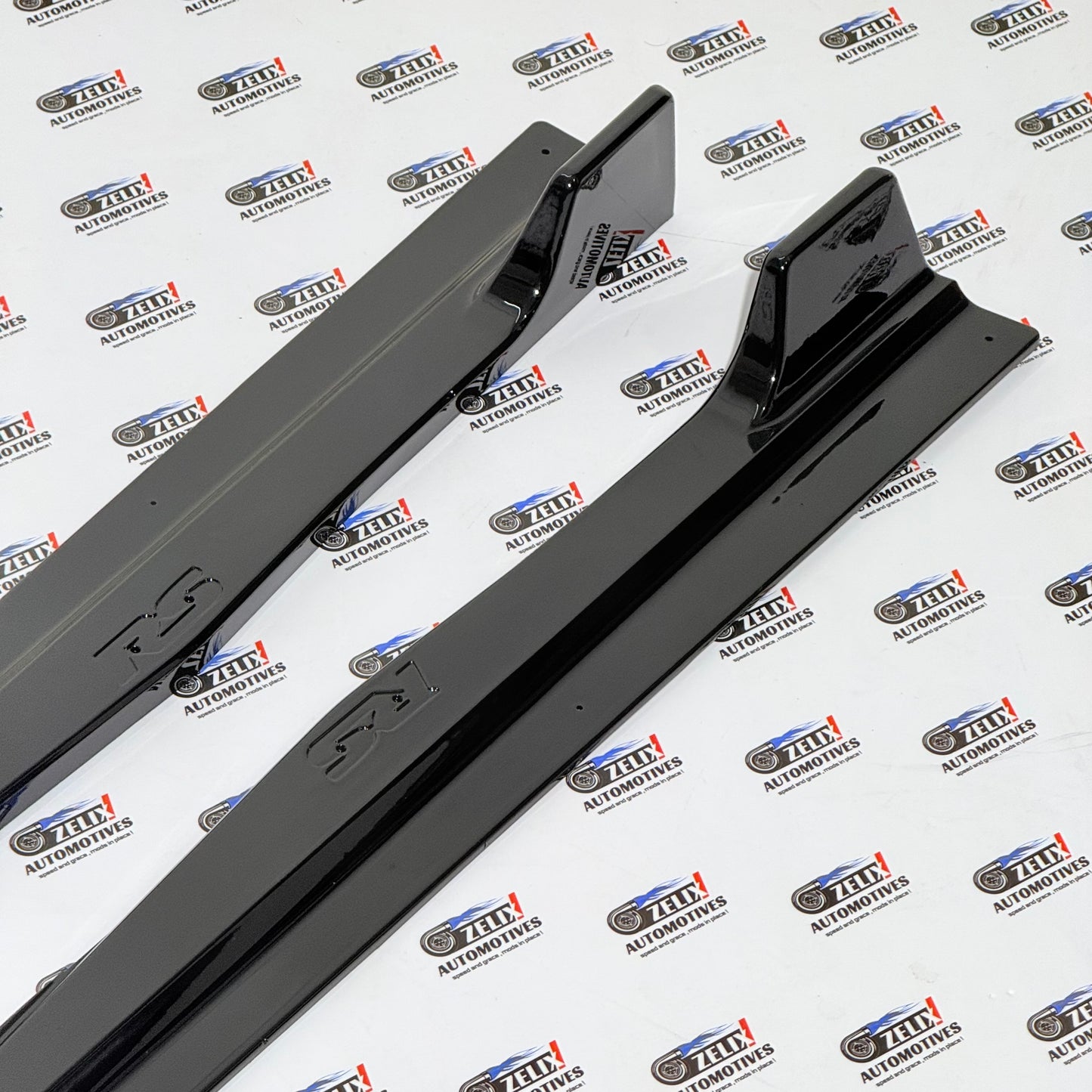 Honda City Side Skirts Glossy Black Finish | Enhances Aggressive Side Profile