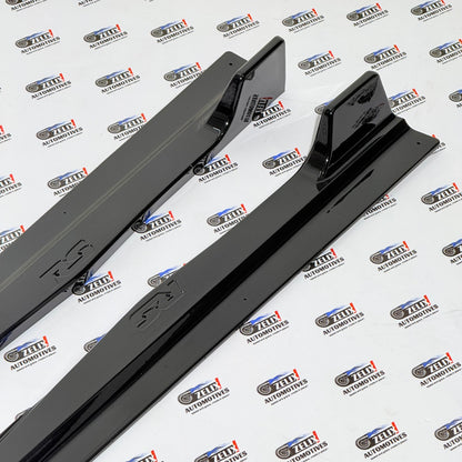 Honda City Side Skirts Glossy Black Finish | Enhances Aggressive Side Profile