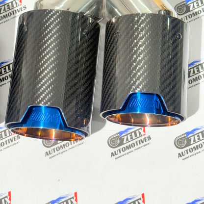 Dual Exhaust Tip BMW M-Style | Universal Fit Sporty Rear Upgrade