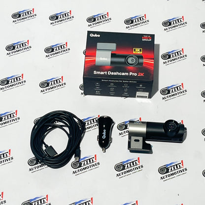 Qubo Smart Dashcam Pro-Series | Premium 2K Quad-HD Car Dash Camera