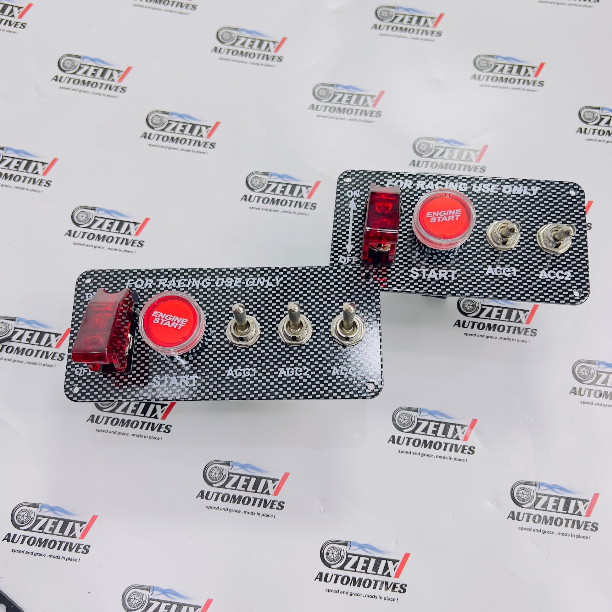 Car Toggle Switch | Universal Aftermarket Aircraft-Style Safety Cover.