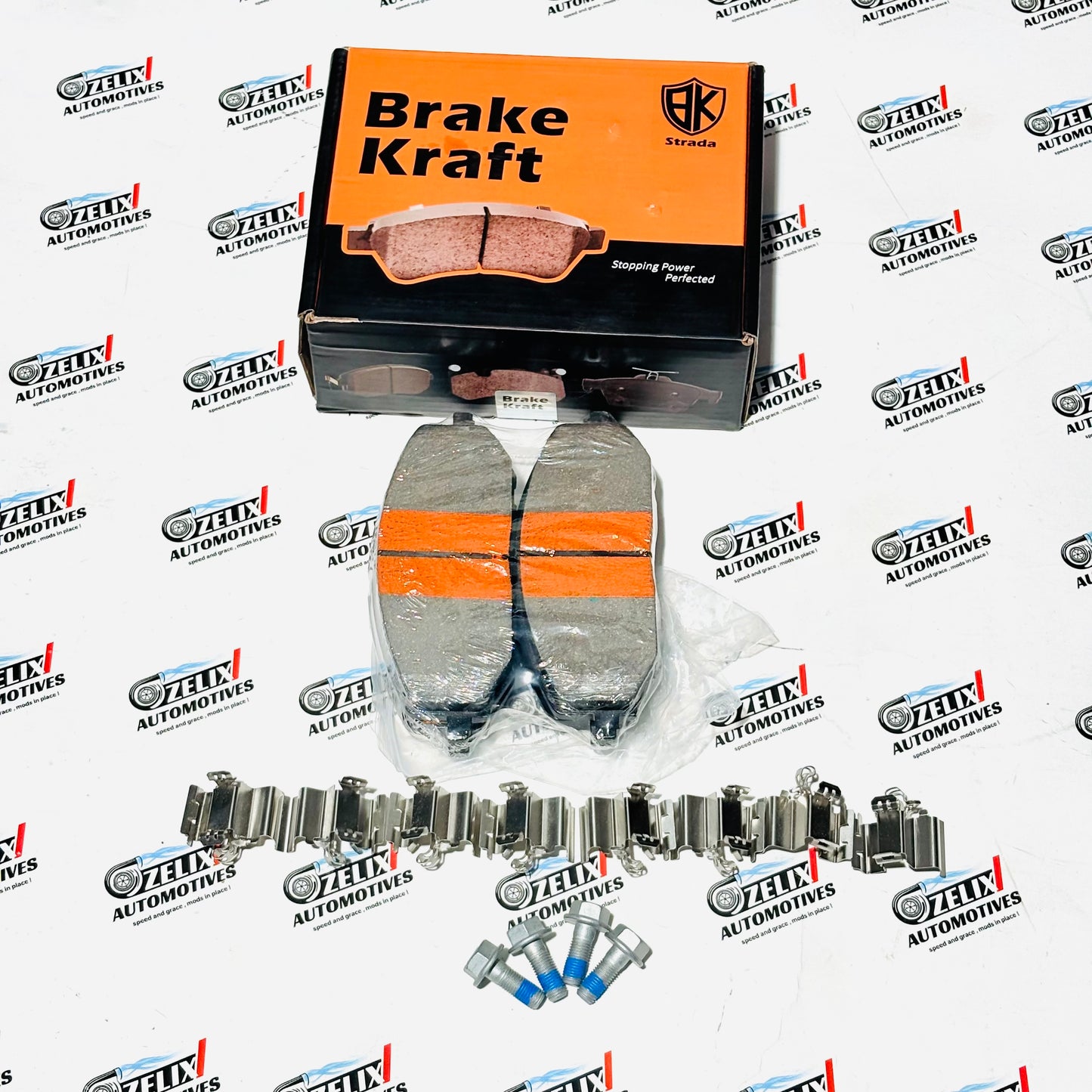 Brake Kraft Performance Brake Pads For Volkswagen Virtus  |  Premium Set of 4