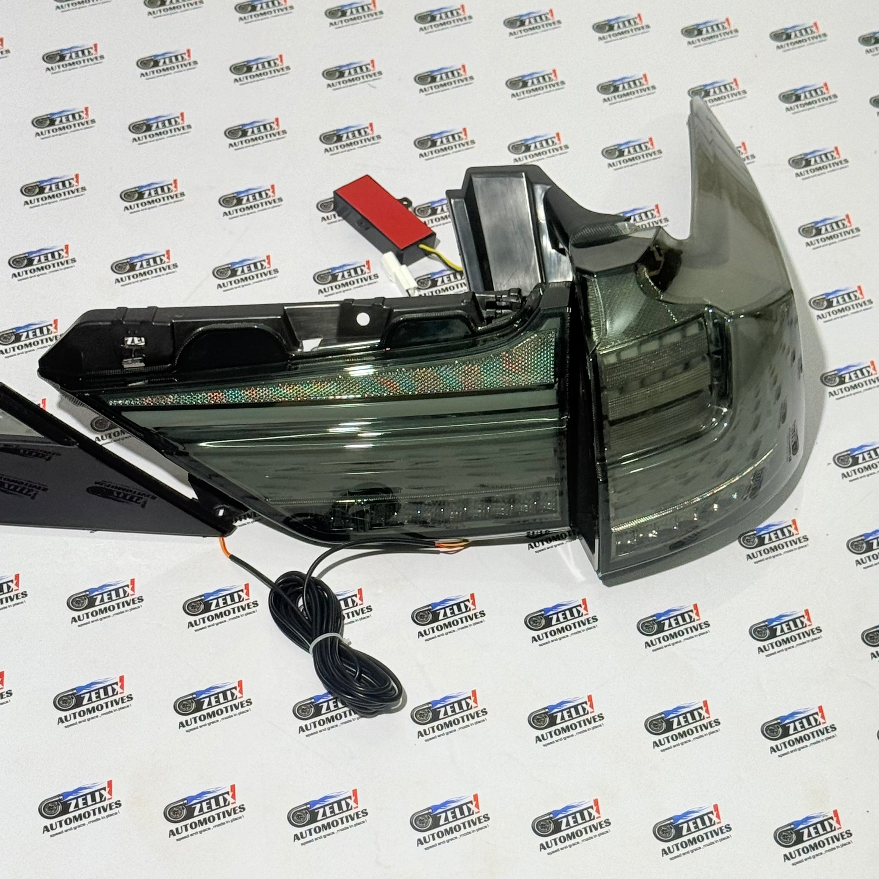 Toyota Innova Hycross Smoked LED Tail Lamps | Aftermarket (Plug