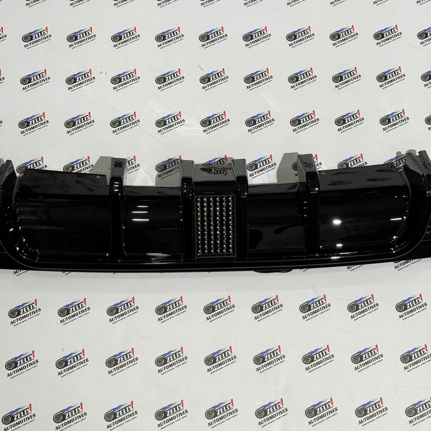 Rear Bumper Diffuser with F1-Style LED Light Compatible BMW E46