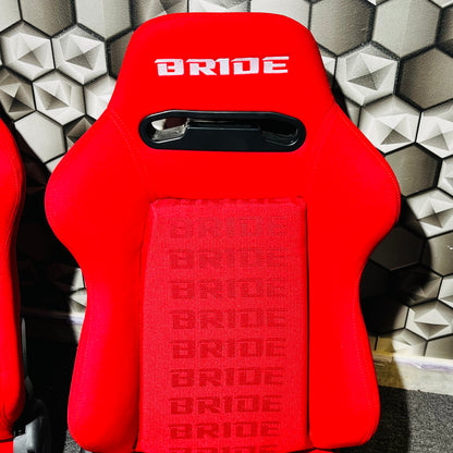 Bride Racing Red Edition Bucket Seat | Aggressive Motorsport Feel
