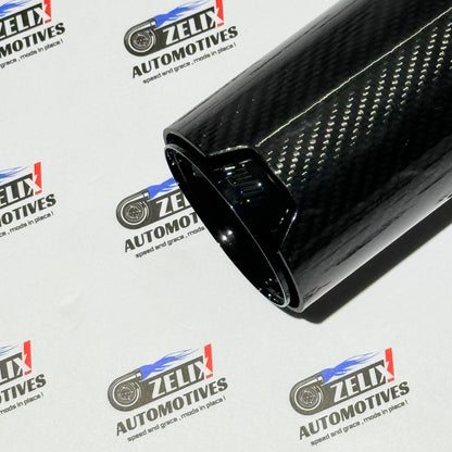 M-Performance Style Carbon Finish Single Exhaust Tip | Enhance Aggressive Look