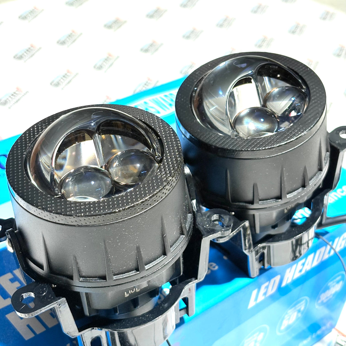 HJG Bi-LED Fog Lights (3-Inch) | Tricolor Output Lens – Zelix Automotives