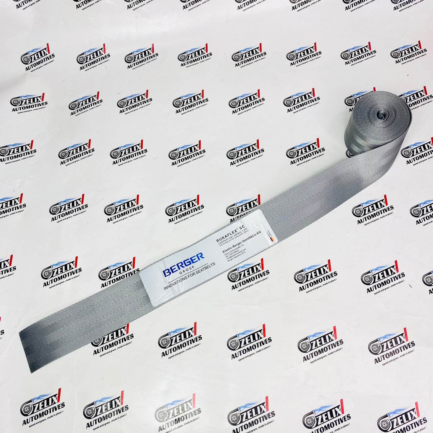 Berger Group seat belt in  Gray 