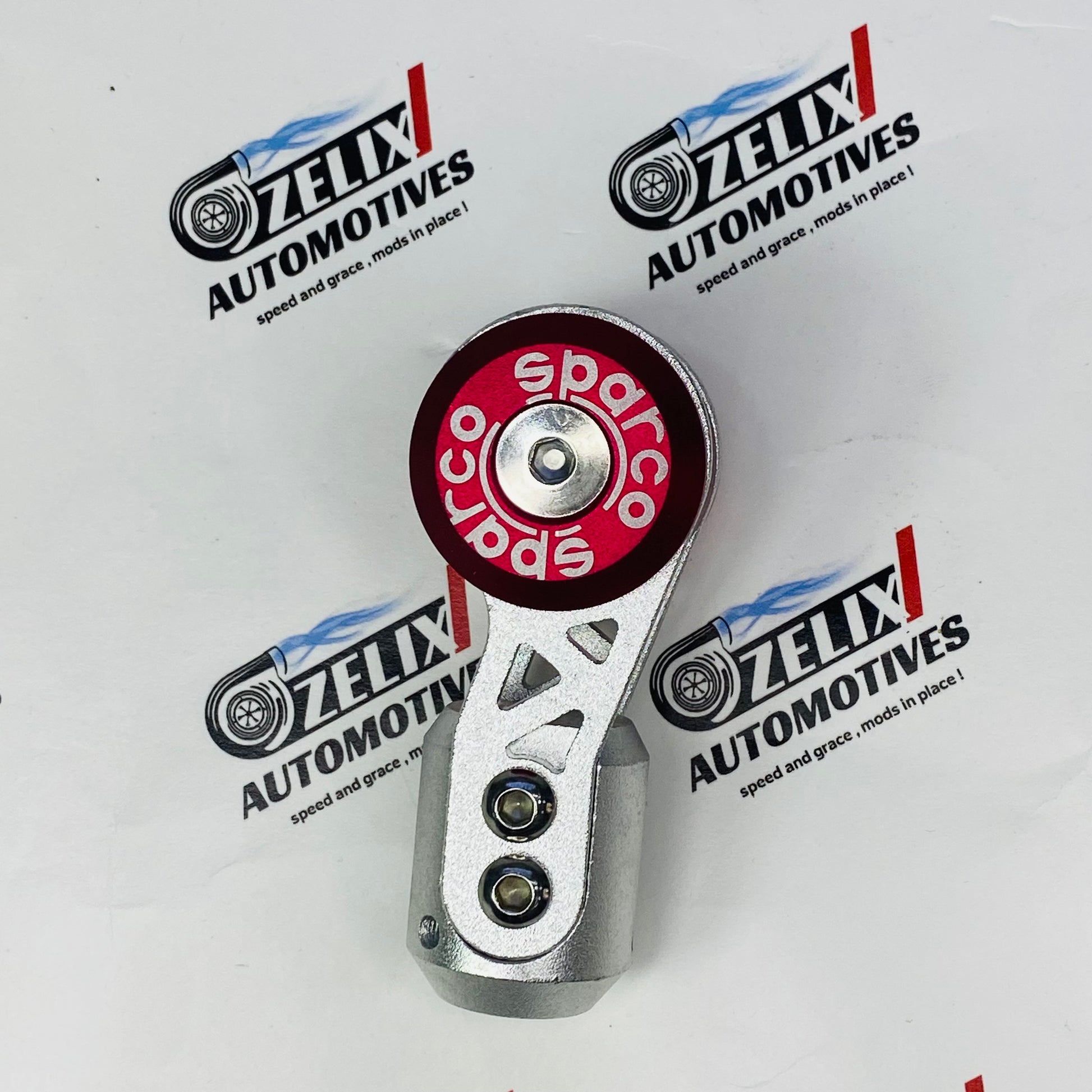 Red Universal Sparco Aircraft Style Shift Knob – Durable and Long-Lasting Build