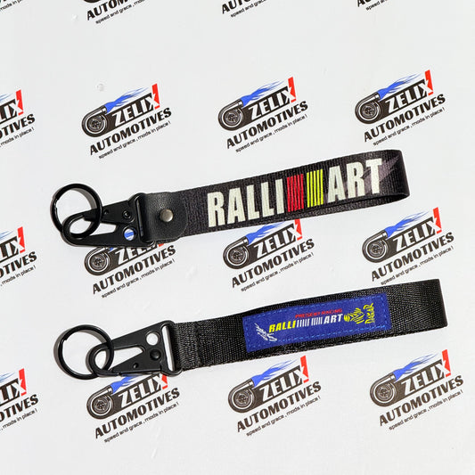 Ralli-Art Keychain | Perfect accessory for car Enthusiasts Two Colour Options