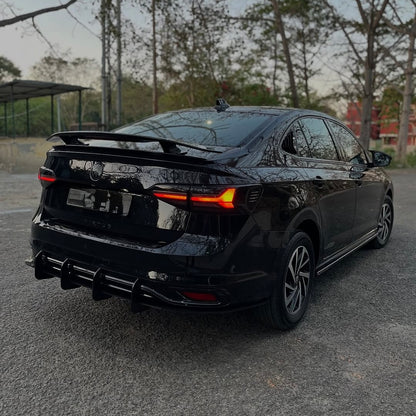 Volkswagen Virtus / Skoda Slavia 4 Fin Diffuser| Rear Bumper Diffuser