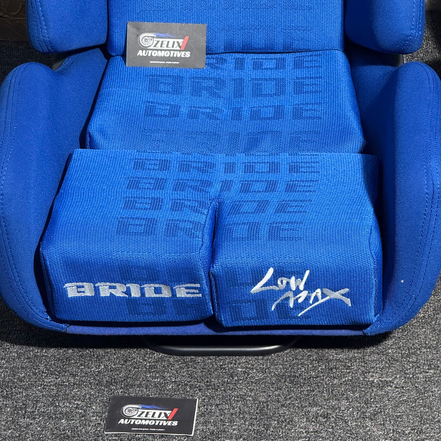 Bride illest Low Max Edition Racing Bucket Seats | Premium Blue Colour Finish