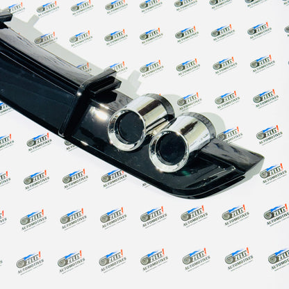 Diffuser with exhaust tips